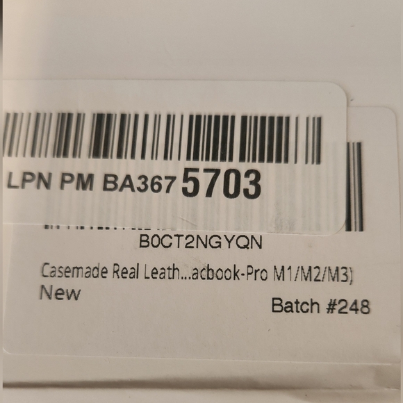 CaseMade Real Leather Laptop Sleeve - Picture 3 of 8